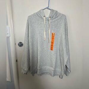 New Buffalo David Bitton Heather Gray Hoodie size XXL